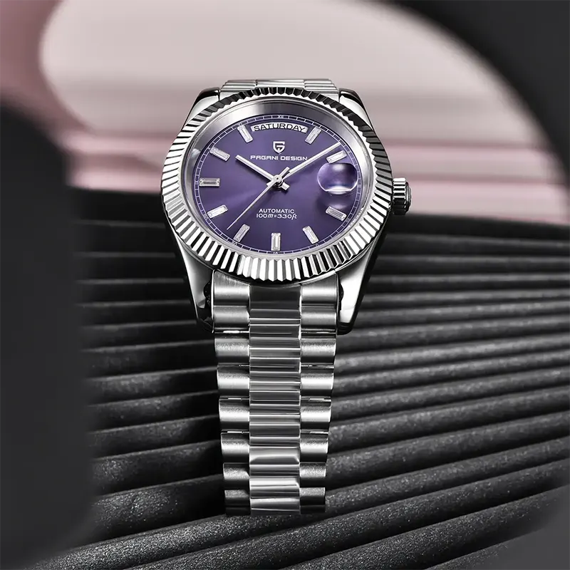 Pagani Design Day-Date Automatic Sapphire Crystal Men's Watch-  PD-1783